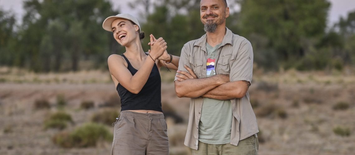 Louisa Schneider und Markus Mauthe in Australien