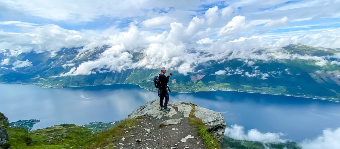Fotografieren am Hardangerfjord